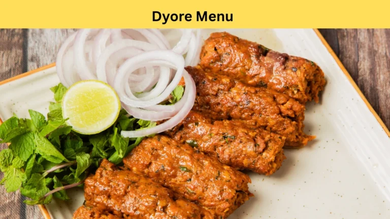 Dyore Menu