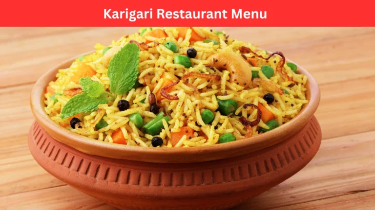 karigari restaurant menu