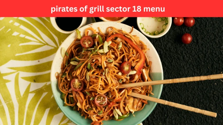 pirates of grill sector 18 menu
