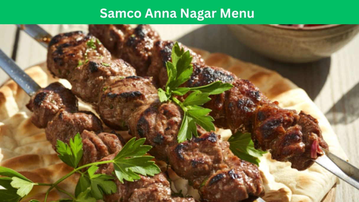 samco anna nagar menu