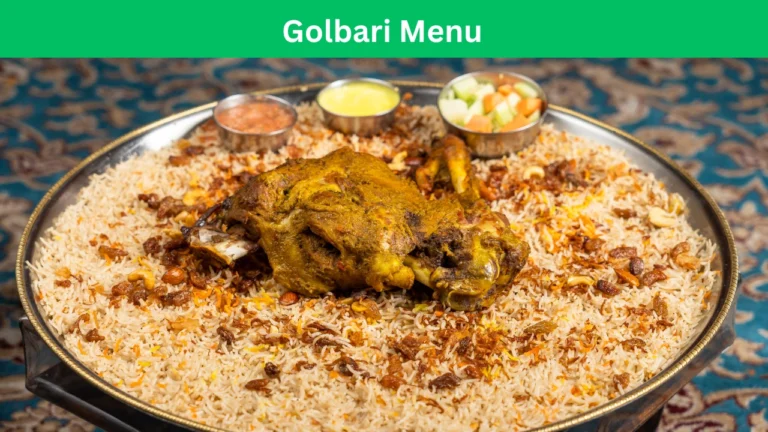golbari menu