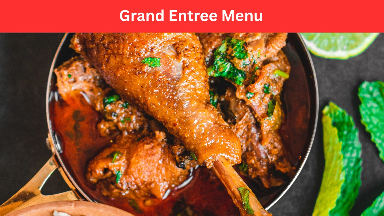 grand entree menu