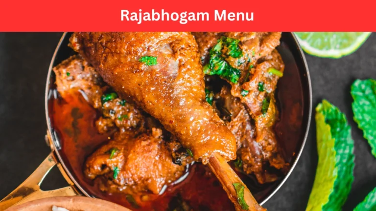 rajabhogam menu