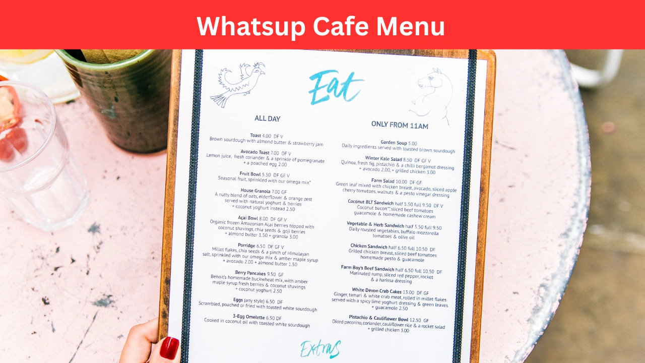 whatsup cafe menu